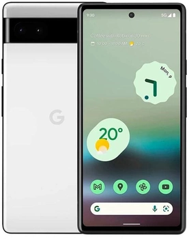Мобільний телефон Google Pixel 6A 5G 6/128GB DualSim Chalk White (GA03714-GB)