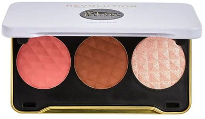 Палетка для макіяжу Makeup Revolution X Patricia Bright Dusk Till Dawn Face Palette Dark 3 х 2.2 г (5057566108683)