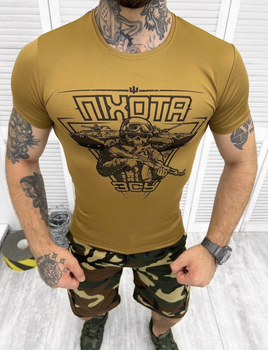 Тактическая футболка Піхота Кул Макс Attack Желтий M
