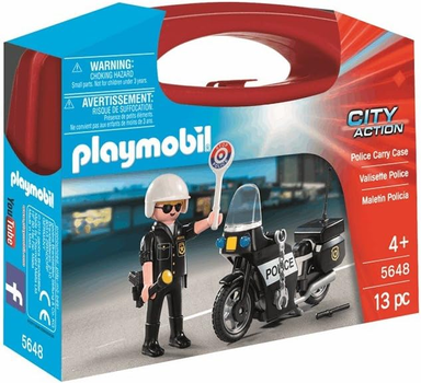 Zestaw figurek Playmobil Skrzyneczka Policja (5648) (4008789056481)