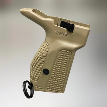 Рукоятка пистолетная для ПМ, FAB Defence PM-G L, под левую руку, цвет – Койот, рукоятка для ПМ с кнопкой сброса Койот