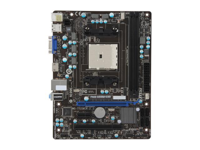 Материнс'ка плата MSI A55M-E33 (A55M-E33) (sFM2, AMD A55, Micro-ATX) Б/в,U1