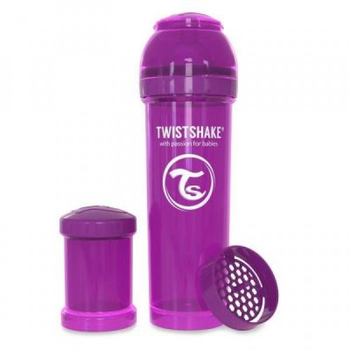 Пляшечка для годування Twistshake антиколиковая 330 мл, фиолетовая (24 862)