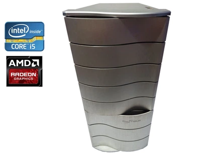Игровой ПК Mystique Tower / Intel Core i5-650 (2(4) ядра по 3.2-3.46 GHz) / 8GB DDR3 / 120GB SSD + 500GB HDD / Radeon HD 4600, 1 GB DDR3, 64-bit / DVD-RW / 460W б/у