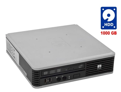 ПК HP Compaq DC7800 SFF / Intel Core 2 Duo E6570 (2 ядра по 2.66 GHz) / 2 GB DDR2 / 160 GB HDD / Intel GMA 4500 / DVD-RW / Win 10 б/у