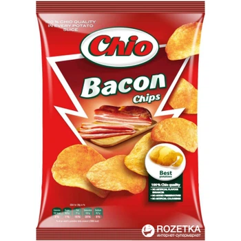 Чипсы Chio Chips со вкусом бекона 150 г (5900073000738)