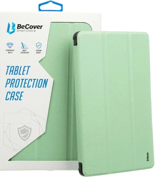 Чехол для планшета BeCover Tri Fold Soft TPU для Apple iPad 10.2 2019/2020/2021 с креплением для стилуса Apple Pencil Light Green (BC_708458)