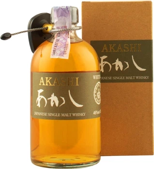 Виски односолодовый Akashi White Oak 0.5 л 46% в подарочной упаковке (4969265721241)