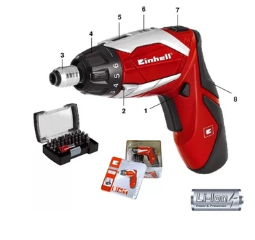 Электроотвертка Einhell TE-SD 3,6 Li Kit