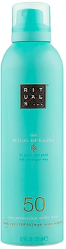 Сонцезахисне молочко-спрей SPF50 Rituals The Ritual of Karma 200 мл