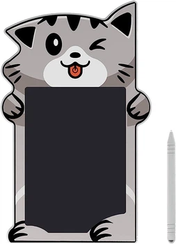 Планшет дитячий 8.5" LCD дошка для малювання Writing Tablet Cat Gray
