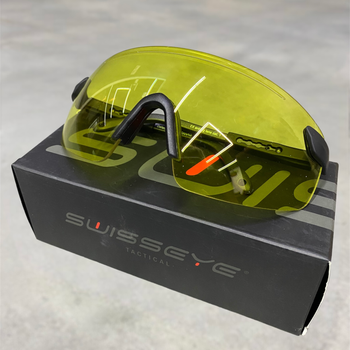 Окуляри тактичні Swiss Eye Defense Yellow, сертифіковані, жовта лінза, балістичні окуляри