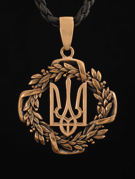 Кулон тризуб з бронзи, малий (АРТ. №131b) Dadiverin Jewelry