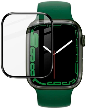 Захисне скло Drobak Frame A+ для Apple Watch Series 8 45 mm Black (313196)