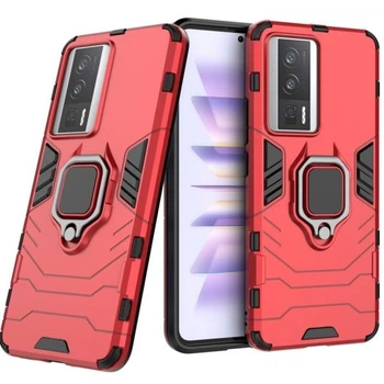 Захисний чохол Deexe Hybrid Case для Xiaomi Poco F5 Pro / Redmi K60 / Redmi K60 Pro - Red