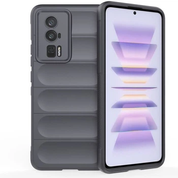 Захисний чохол Deexe Terra Case для Xiaomi Poco F5 Pro / Redmi K60 / Redmi K60 Pro - Dark Grey
