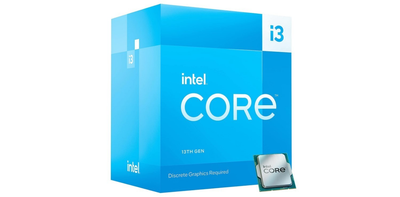 Процессор Intel Core i3-13100F 3.4GHz/12MB 4 ядра 8 потоков LGA1700 58W w/o graphics Box (BX8071513100F)