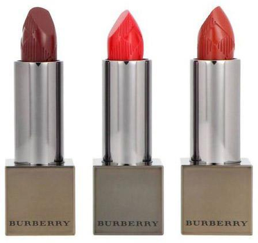 Набір помад для губ Burberry Kisses Lipstick Oxblood 97 3.3 г + Military Red 109 3.3 г + Russet 93 3.3 г (5045551937226)