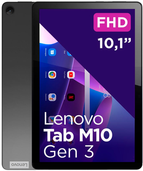 Tablet Lenovo Tab M10 (3rd Gen) 10,1" Wi-Fi + 4G 64GB Storm Grey (ZAAF0067PL)