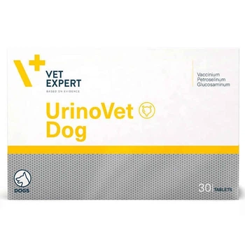 VetExpert UrinoVet Dog підтримка та відновлення функцій сечової системи у собак, 30 таблеток
