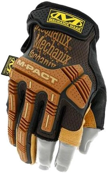 Перчатки тактические Mechanix Wear M-Pact Leather Fingerless Framer Gloves LFR-75 2XL (2000980571765)