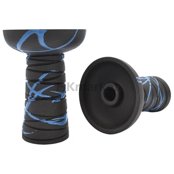 Чаша для кальяна Gusto Bowls Classic Phunnel BLACK Glaze Blue
