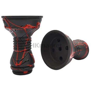 Чаша для кальяна Gusto Bowls Killa Bowls BLACK Glaze Red-Black