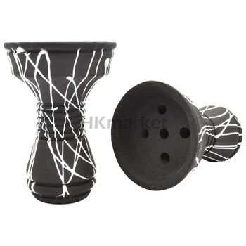 Чаша для кальяна Gusto Bowls Killa Bowls BLACK Glaze White