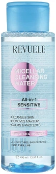 Мицеллярная вода REVUELE Micellar Cleansing Water All in 1 для чувствительной кожи 400 мл (5060565106925)