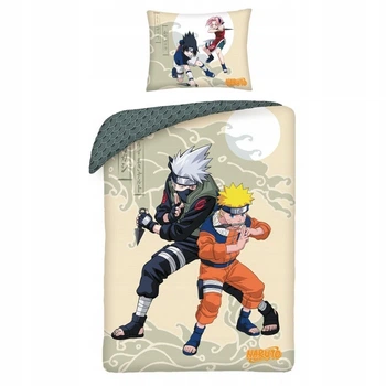 Дитяча постільна білизна, Halantex Naruto (наволочка + підковдра) бавовна 140 x 200 см (NA-3267BL)