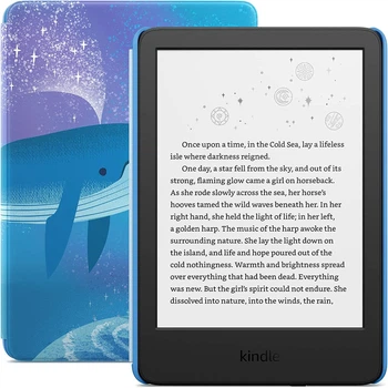 Электронная книга Amazon Kindle Kids 11th Gen. 16Gb (2022) Black with Space Whale Cover