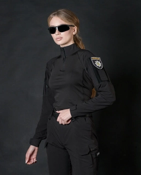 Рубашка тактическая женская BEZET Combat черный - XL