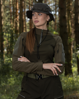 Женская рубашка тактическая BEZET Combat хаки - L