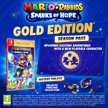 Gra Nintendo Switch Mario + Rabbids Sparks of Hope Gold Ed. (Kartridż) (3307216244028)