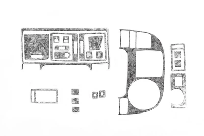 Накладки на Панель Приборов Титан для Volkswagen T5 Multivan 2003–2010 гг