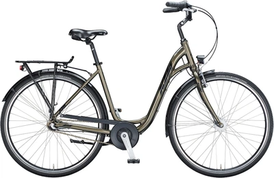 Велосипед KTM CITY FUN 28" рама D-W 51 2021 Зеленый (9008594443099)