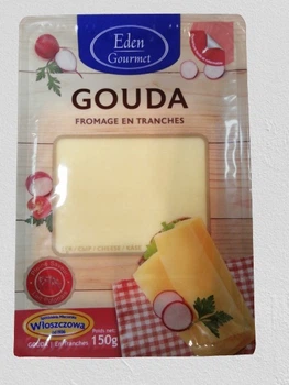 Eden Gourmet Gouda Fromage сыр Гауда 26% нарезка, 150 г