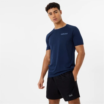 Футболка Everlast Longline Training T Shirt Mens XL Темно-синий 62126699