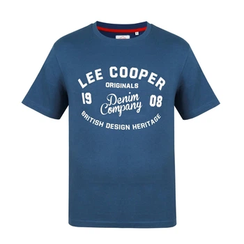 Футболка Lee Cooper Cooper Logo T Shirt 3XL Синий 59013118