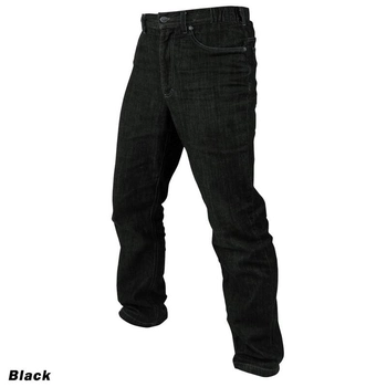 Тактические джинсы Condor Cipher Jeans 101137 34/32, Чорний