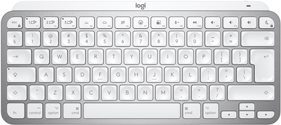 Клавіатура бездротова Logitech MX Keys Mini For Mac Wireless Illuminated Pale Grey (920-010526)