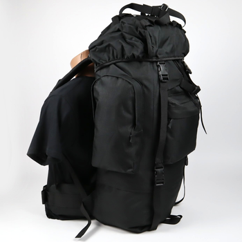 Рюкзак тактический каркасный 80 л Oxford 800D Черный
