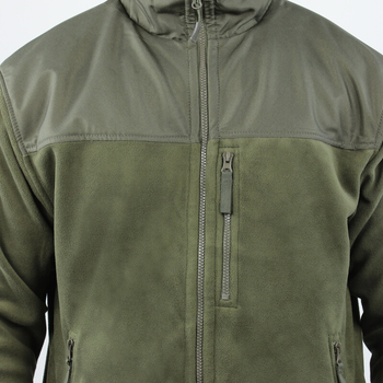 Тактична куртка флісова Condor ALPHA Mirco Fleece Jacket 601 XXX-Large, Олива (Olive)