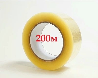 Скотч упаковочный Film Groupe прозрачный 200м
