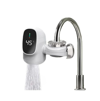Проточный водонагреватель насадка на кран Water Heater ZSW-D03 c LCD дисплеем белый