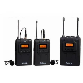 Петличный микрофон Boya BY WM8 Pro K2 радиомикрофон беспроводная двухканальная микрофонная система