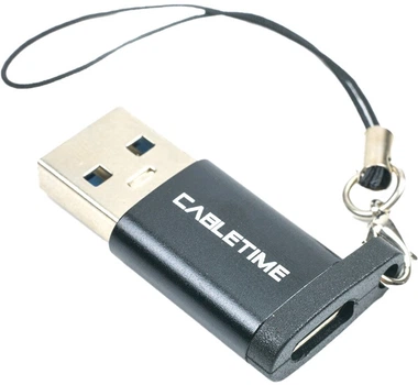 Переходник CABLETIME OTG USB 3.0 Type-A (M) - USB Type-C (F) (CA913701)