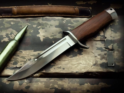 Ніж Розвідника Нескладний Фінський військовий Фінка тактичний FD61