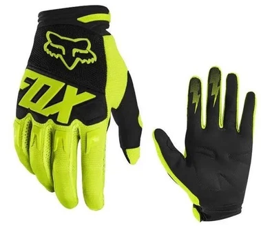 Мото перчатки FOX DIRTPAW Race Fluor Yellow р.XL на мотоцикл и велосипед