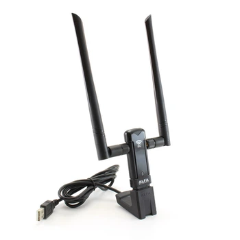 Мощный Usb Wi-Fi адаптер Alfa AWUS036AC чип Realtek RTL8812AU